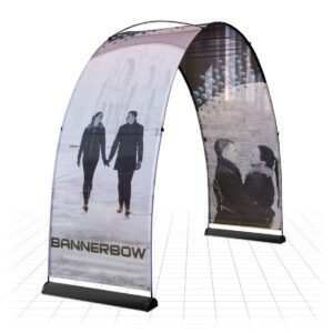 Bannerbow - Indoor (Black Aluminium Feet)