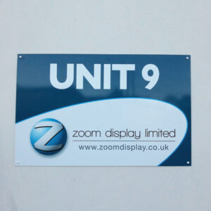 Dibond Signage [Zoom Display]