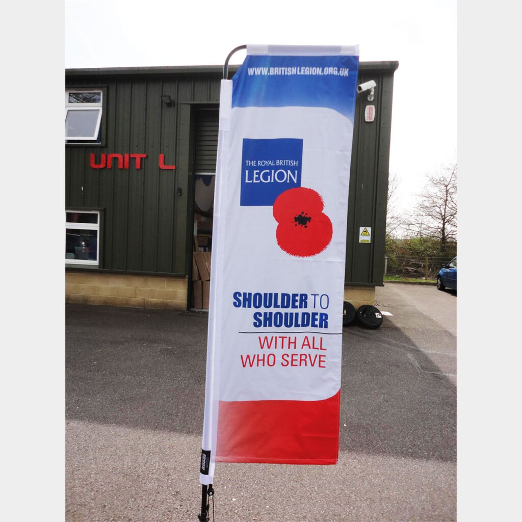 Feather Banner [Royal British Legion]