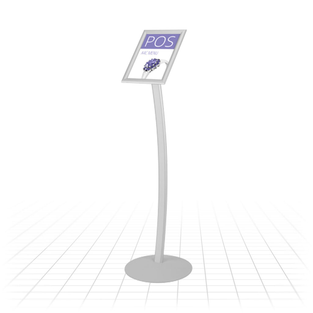 Menu Stand (A4 Curved)