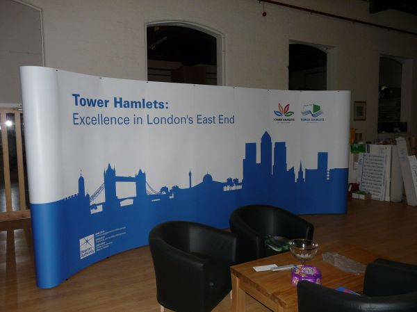 Tower Hamlets Pop-up Stands