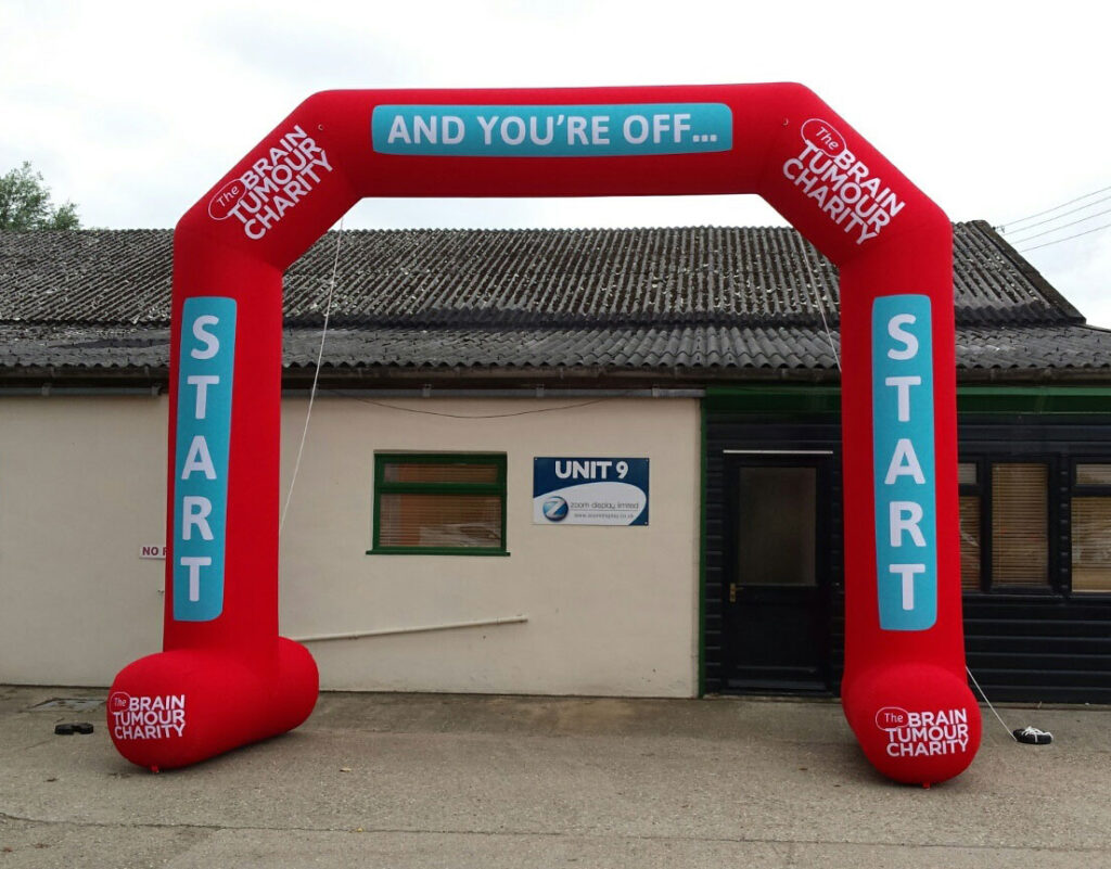 Inflatable Arch [Brain Tumour Charity]