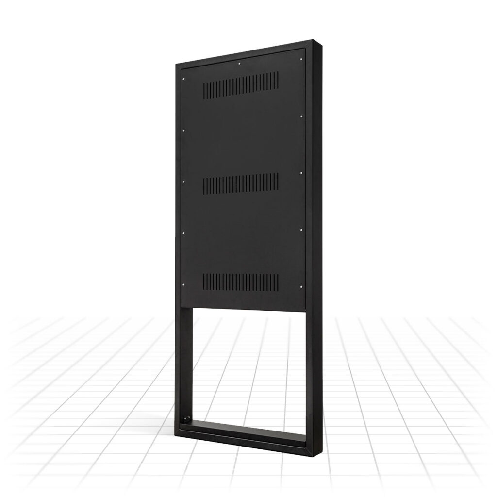 Outdoor Digital Totem (Rear / Closed)