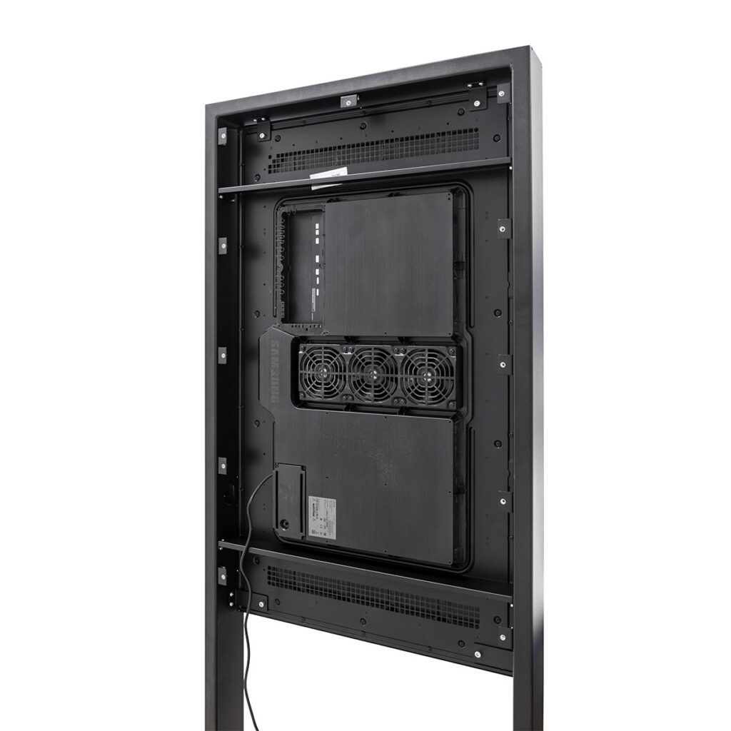 Outdoor Digital Totem (Rear / Open)