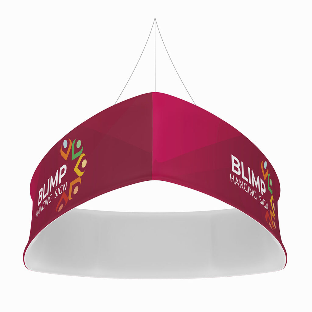 Zipper Hanging Banner (Trio Curved)