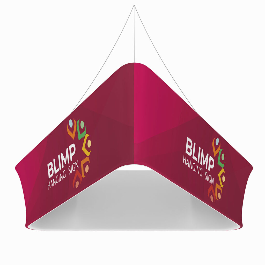 Zipper Hanging Banner (Trio Tapered)