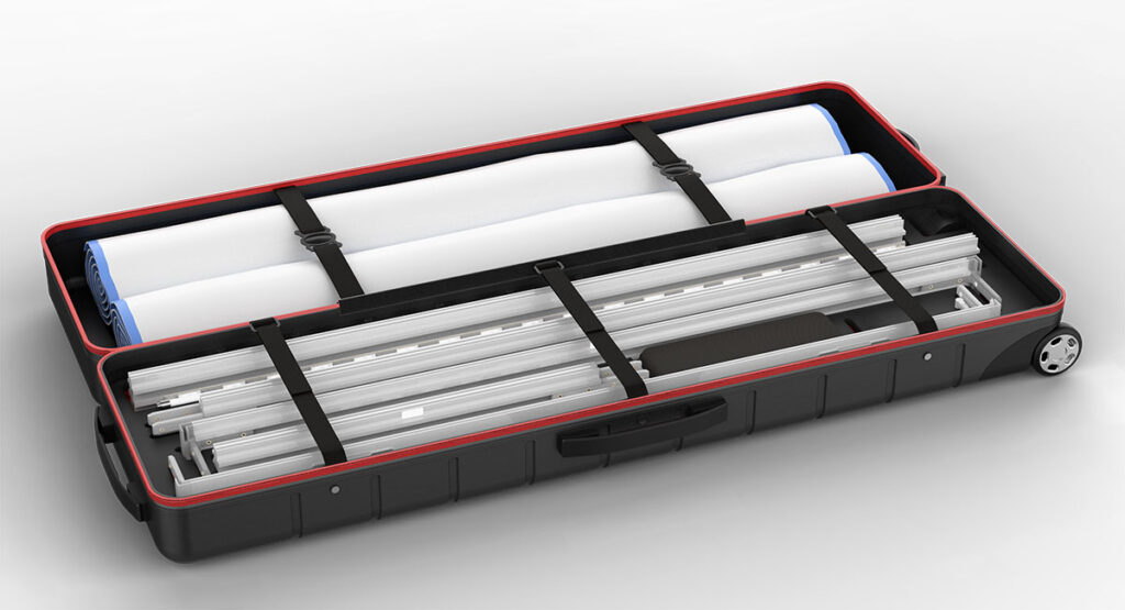 LEDUP Illuminated Display (Transport Case - Open)