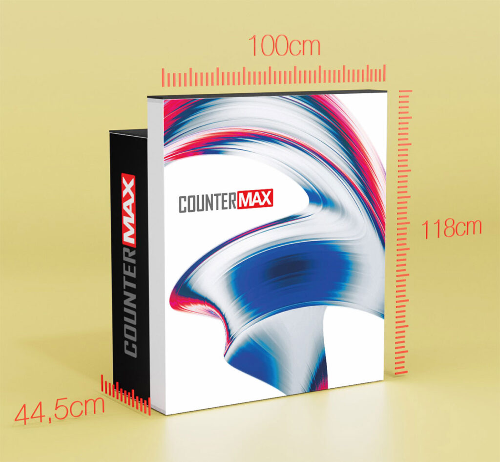 Counter One Max (with sizes)
