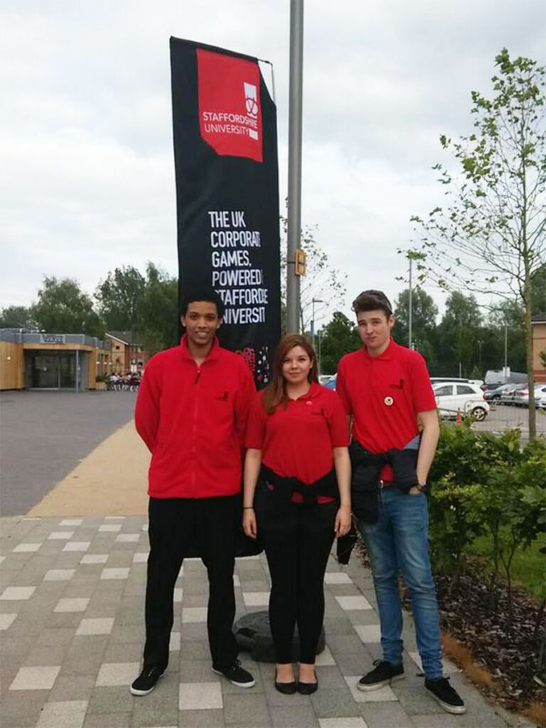 Feather Banner [Staffordshire University]