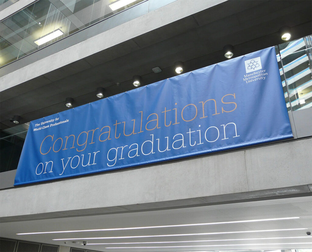 PVC Banner [Manchester Metropolitan University]